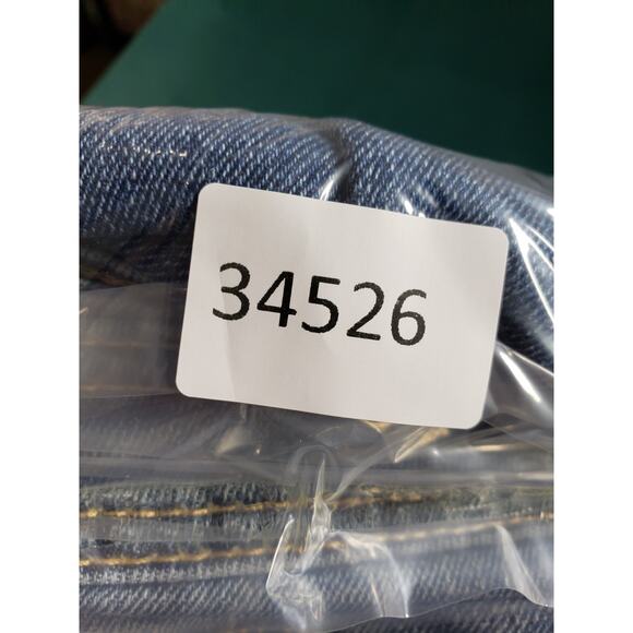 Jordache Jeans Size 14 Womens Blue Stretch Pants Denim High Rise Curvy Mom - Picture 13 of 13